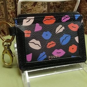 🎀💰 2/$25 Fossil Card Keeper and Keychain